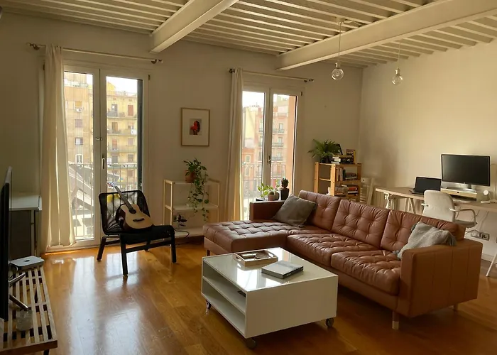 Superb Brooklyn-Style Loft At Barceloneta Beach